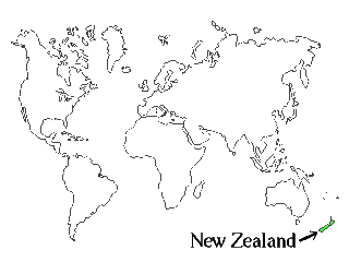 Inline Image: A map of world showing New Zealand